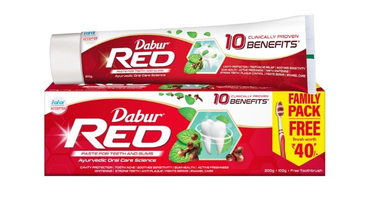 Dabur Red pastel for teeth and gur